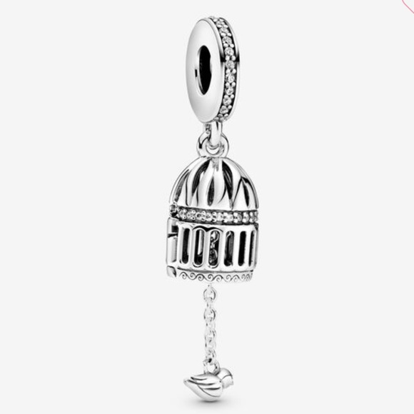 Pandora Jewelry - 🕊 Pandora Bird & Birdcage Dangle Charm
